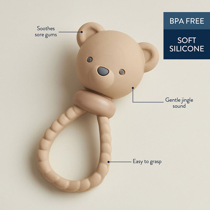 Itzy Ritzy Sweetie Rattle - Theo the Bear