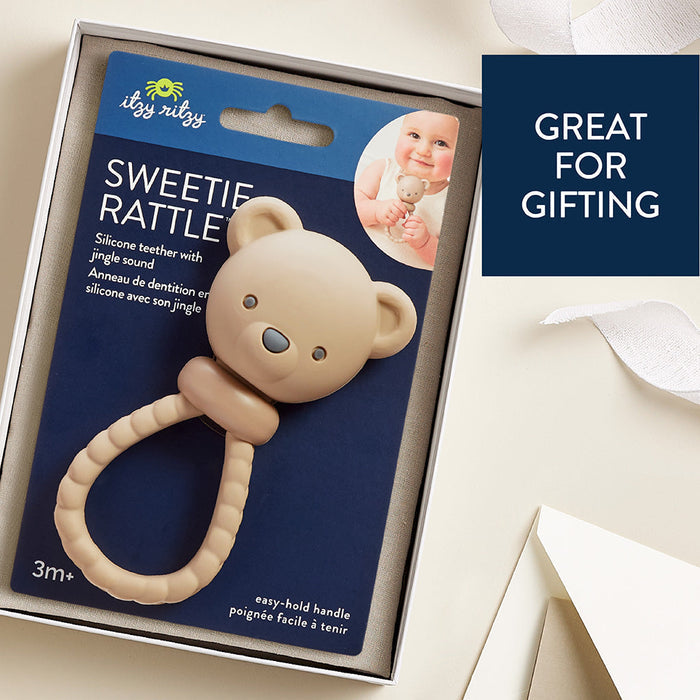 Itzy Ritzy Sweetie Rattle - Theo the Bear