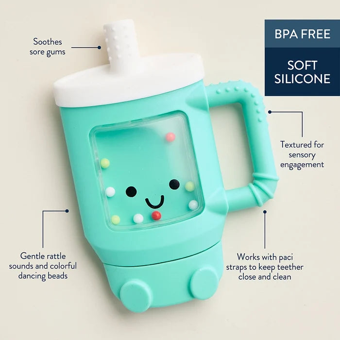Itzy Ritzy Sweetie Shake Plus - Teething + Rattle Toy