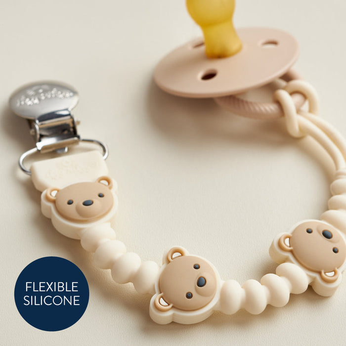 Itzy Ritzy Sweetie Strap Plus - Theo the Bear