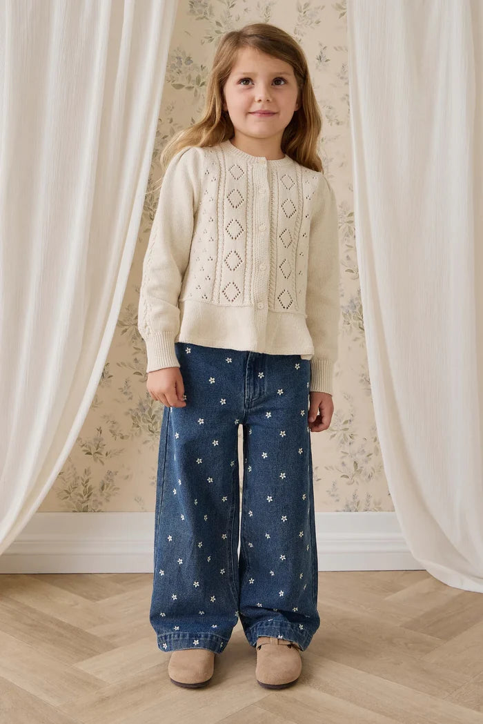 Jamie Kay Amandine Pant - Josie Floral Denim