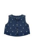 Jamie Kay Etta Top - Josie Floral Denim