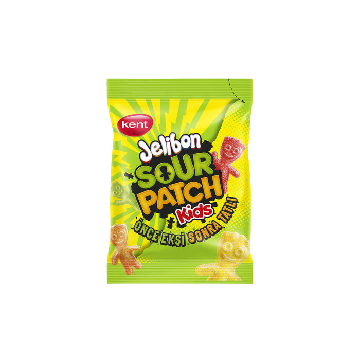 Jelibon Sourpatch brings a tangy twist to your snack time with its chewy, fruity, and sour gummy candies.