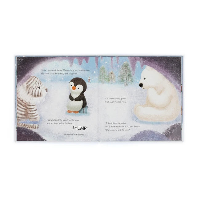 Jellycat Peanut Penguin Perfect Present Book