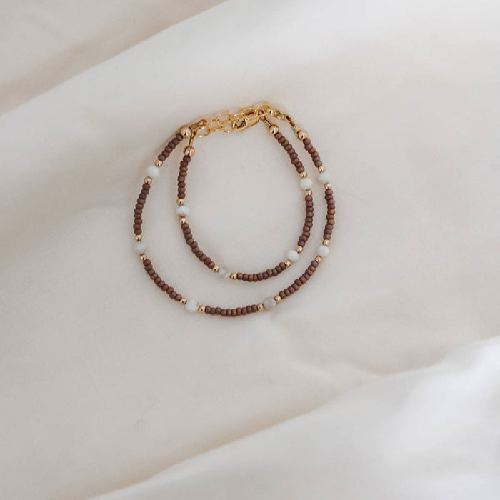 Joyful Bead Company Hazelnut Bracelet
