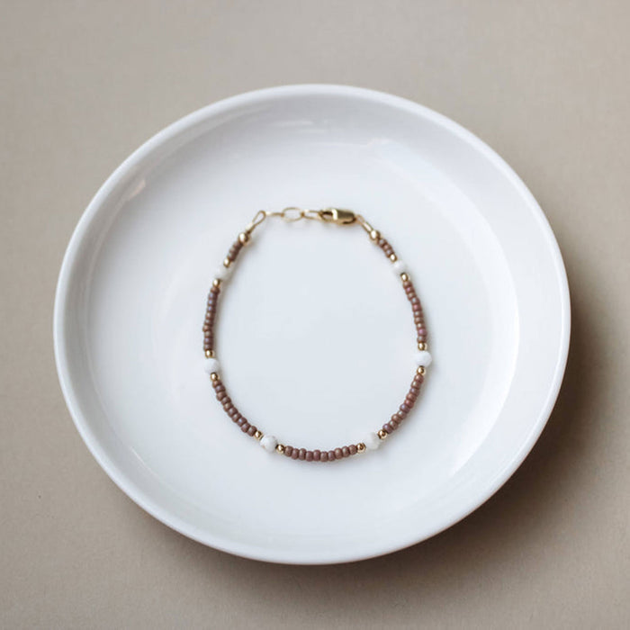 Joyful Bead Company Hazelnut Bracelet
