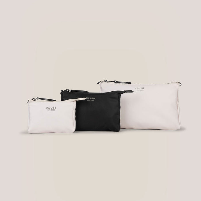 JuJuBe 3-Piece Pouch Set - Witney Carson - Cloud