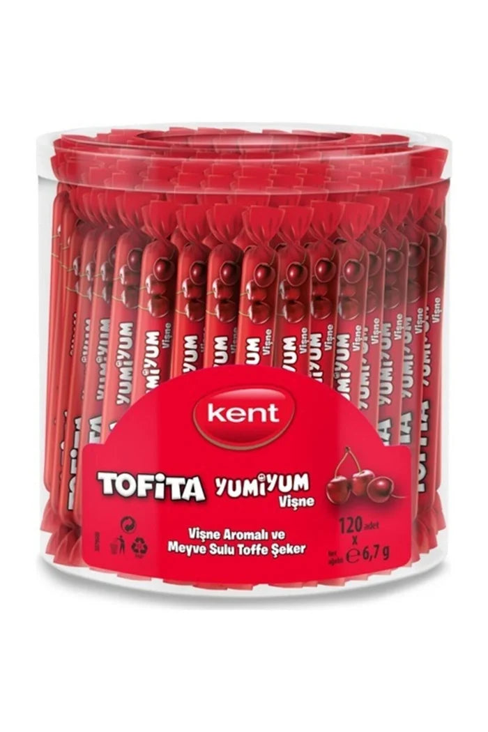 Kent Tofita Yumiyum Cherry (Vişne) 120 pcs 804 g