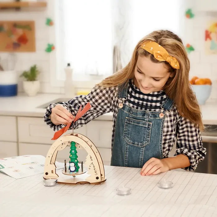 KiwiCo Inc Christmas Candle Carousel Science Kit for Kids