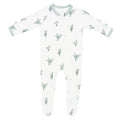 Kyte BABY Printed Zippered Footie - Eucalptus