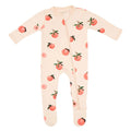 Kyte Baby Printed Zippered Footie - Peach