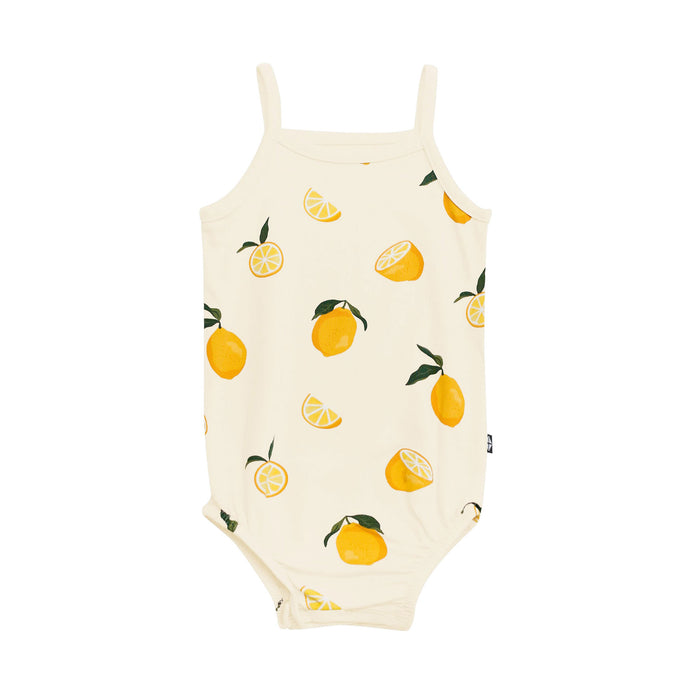 Kyte Baby Spaghetti Strap Leotard - Lemon