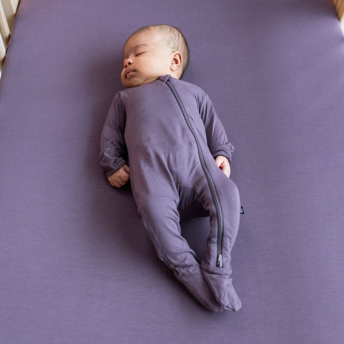 Kyte Baby Zippered Footie - Currant