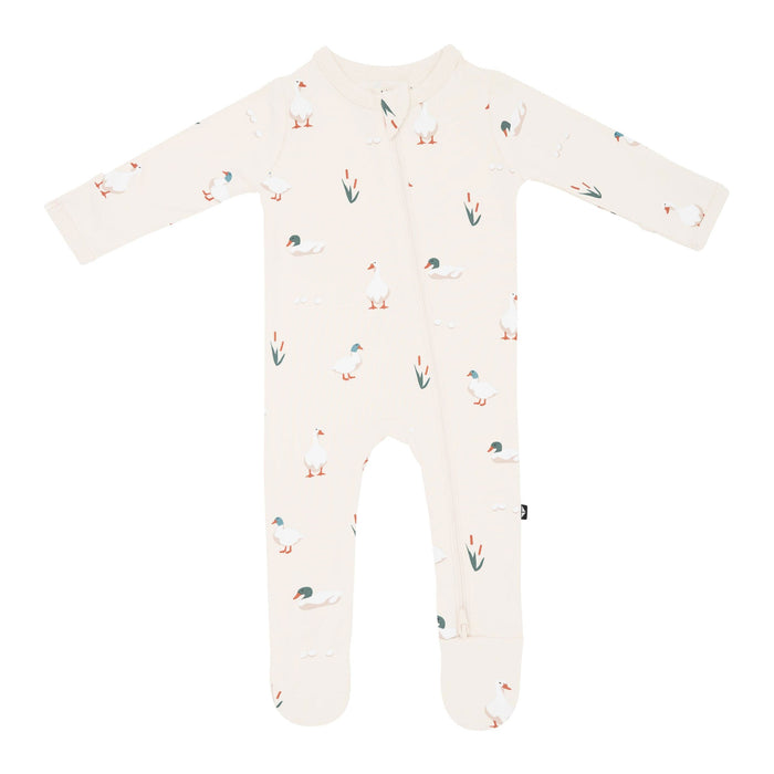 Kyte BABY Zippered Footie - Duck