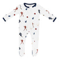Kyte Baby Zippered Footie - Football