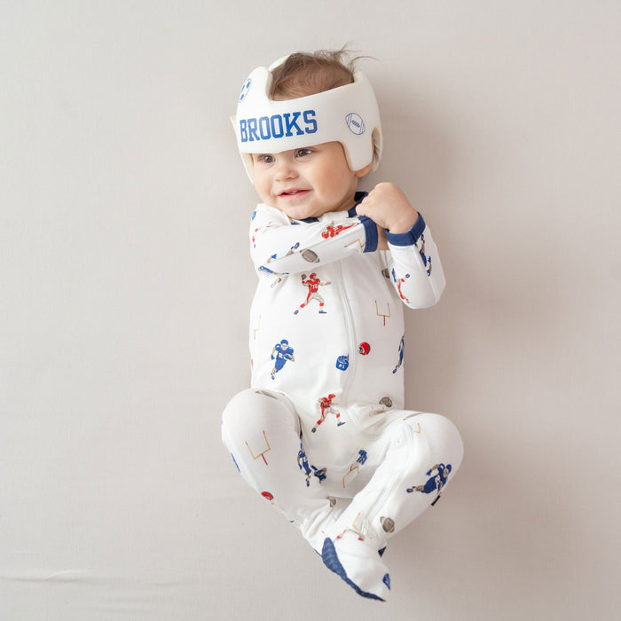 Kyte Baby Zippered Footie - Football