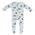 Kyte BABY Zippered Footie - Horse