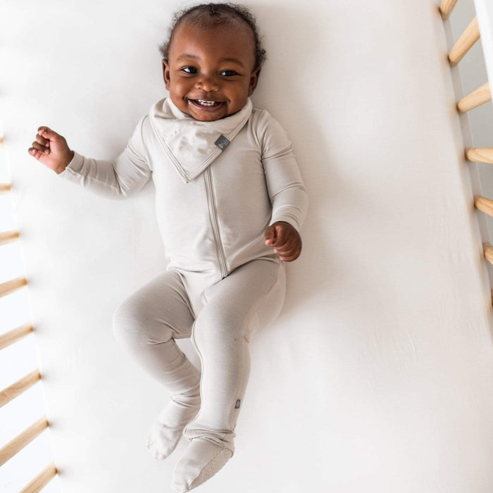 Kyte BABY Zippered Footie - Oat
