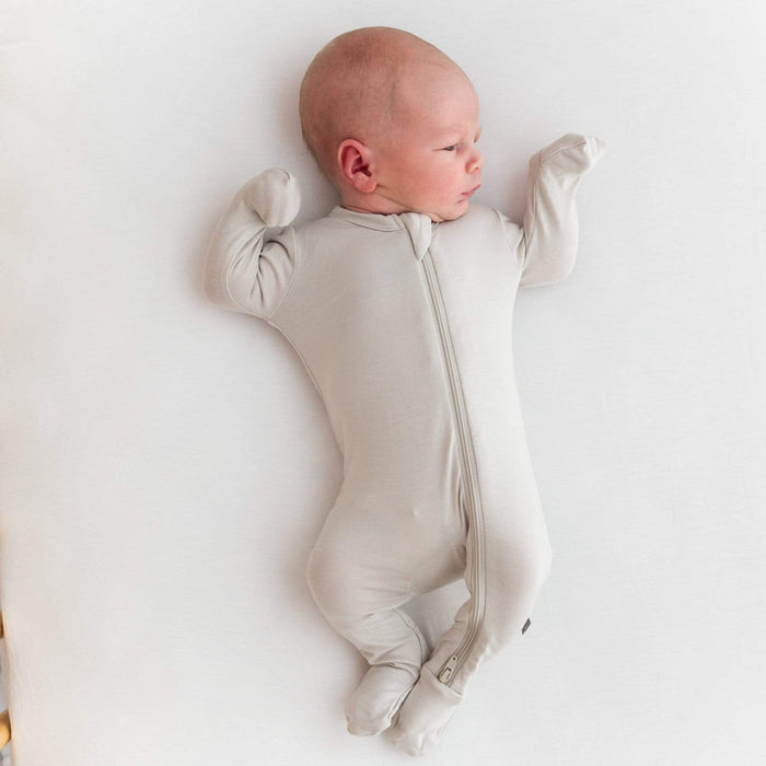 Kyte BABY Zippered Footie - Oat