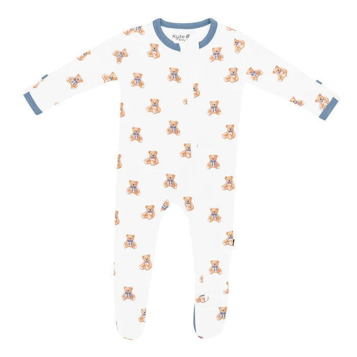Kyte Baby Zippered Footie - Teddy