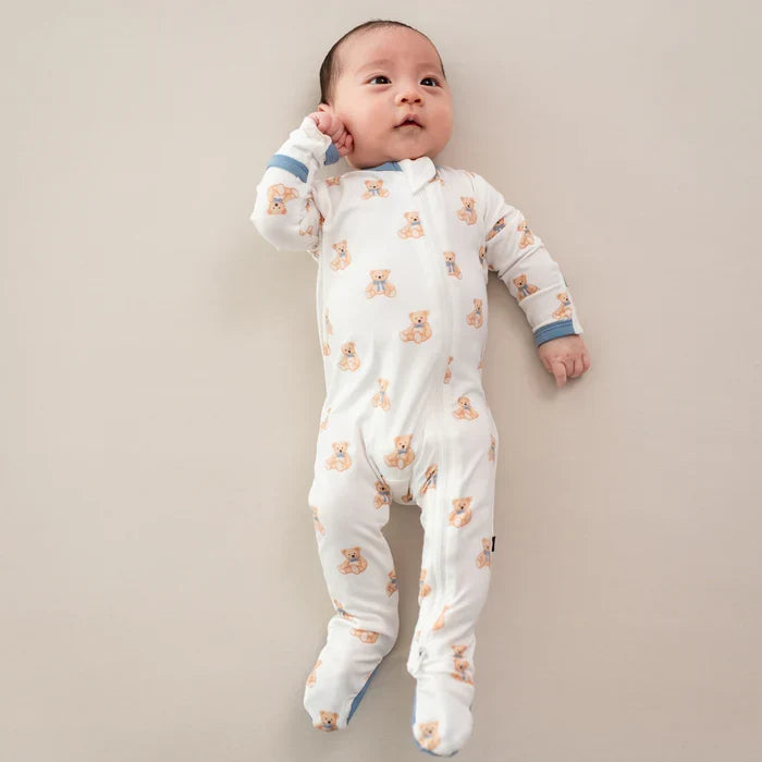 Kyte Baby Zippered Footie - Teddy