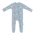 Kyte BABY Zippered Footie Pajama - Peony