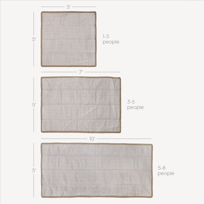 Little Unicorn Outdoor Blanket sizes