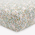Little Unicorn Stretch Knit Crib Sheet - Pressed Petals