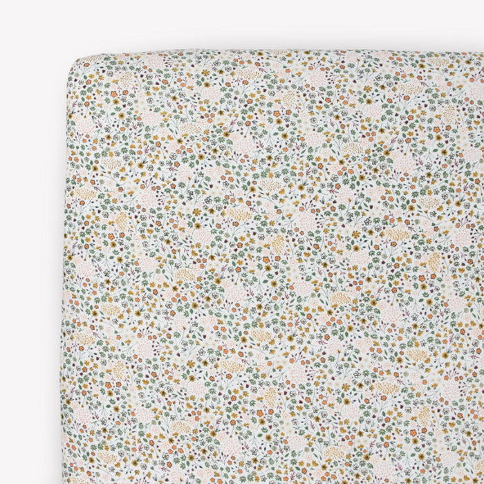 Little Unicorn Stretch Knit Crib Sheet - Pressed Petals