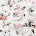 Little Unicorn Stretch Knit Swaddle Blanket - Watercolor Roses