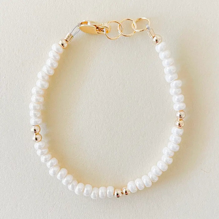 LittleLundsCo Baby Bracelet - Cream Layer