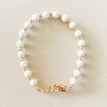 LittleLundsCo Baby Bracelet - Tan and Gold