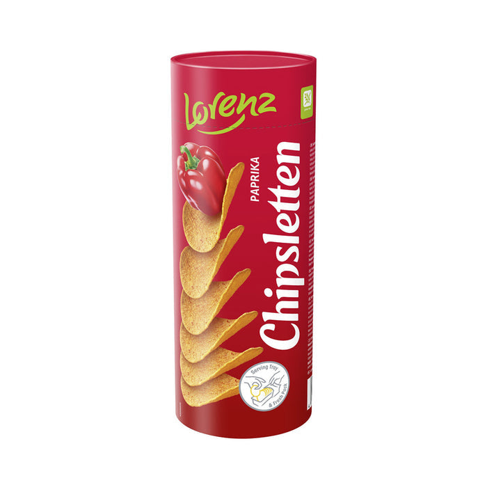 Lorenz Paprika Potato Chips bring the bold, savory flavor of paprika to your snack time.