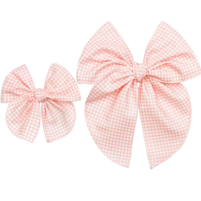Lou Lou and Company Cloud Muslin Heirloom Bow Clip - Large