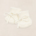 Lou Lou and Company Knit Booties - Ivory