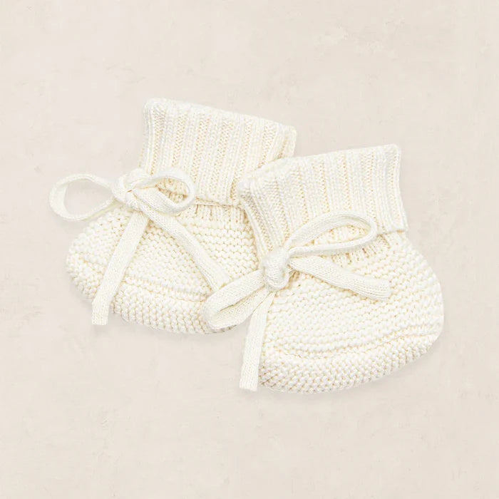 Lou Lou and Company Knit Booties - Ivory