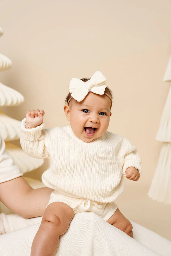 Lou Lou and Company Knit Chunky Sweater - Ivory