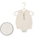 Lou Lou and Company Ribbed Bubble Romper - Cove