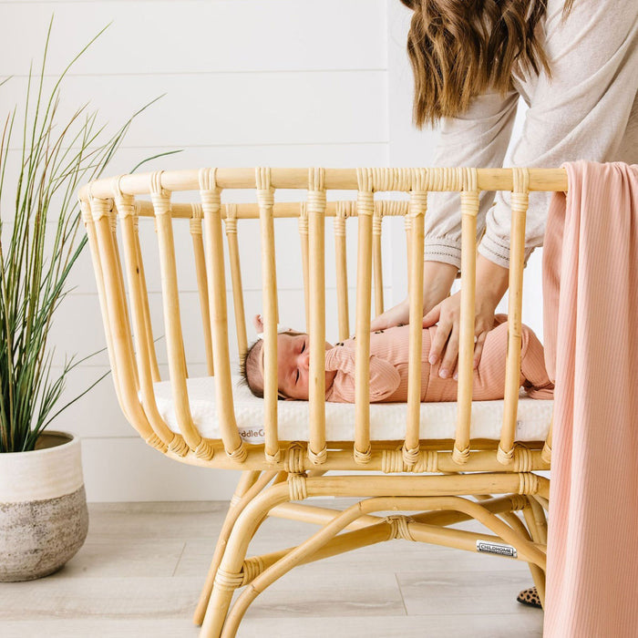 Baby wearing Lou Lou and Company Ribbed Top and Bottoms - Audrey