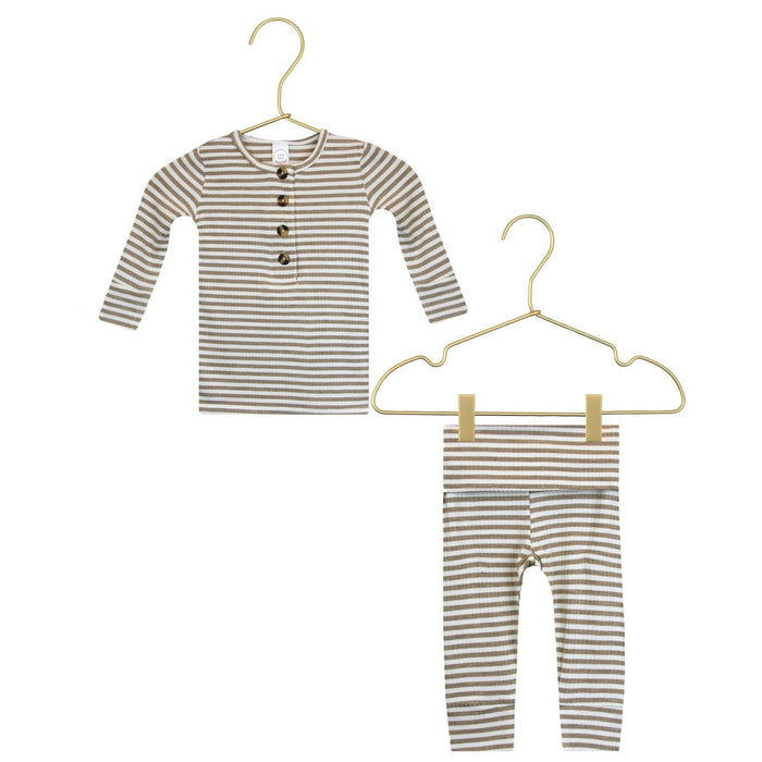 Lou Lou and Company Ribbed Top and Bottoms - Indy