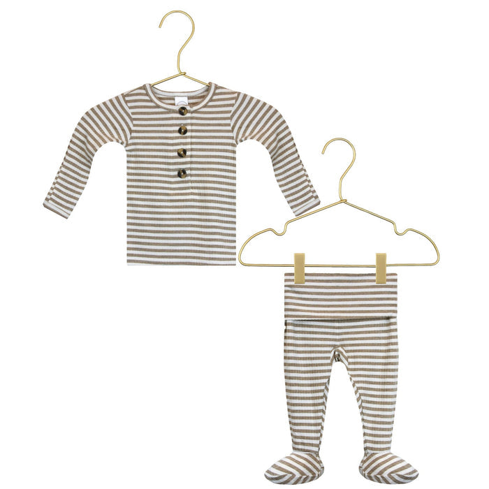 Lou Lou and Company Ribbed Top and Bottoms - Indy