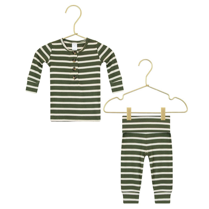 Lou Lou and Company Ribbed Top and Bottoms - Tyler