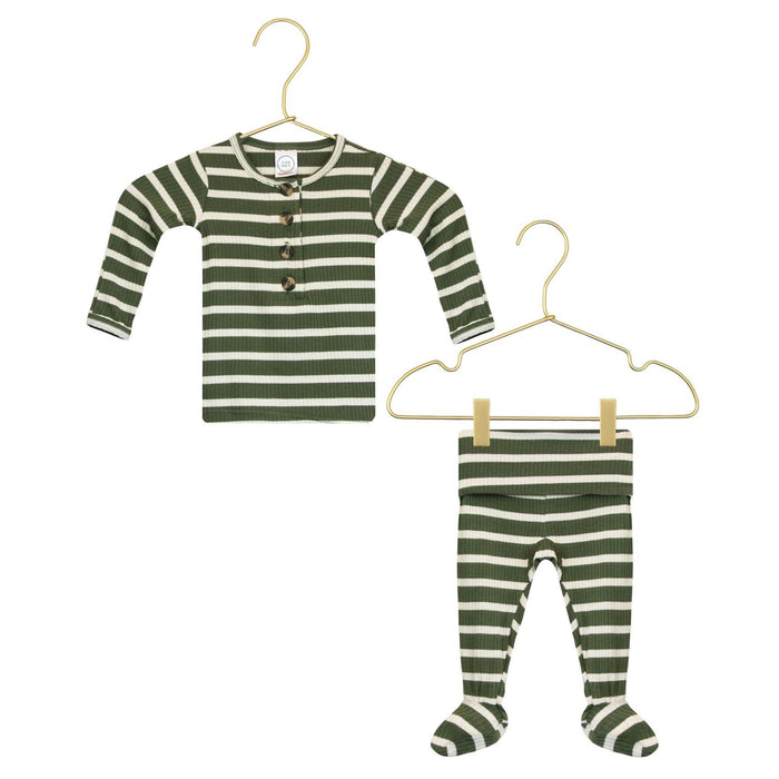 Lou Lou and Company Ribbed Top and Bottoms - Tyler