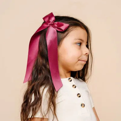 Lou Lou and Company Satin Bow 3 Pack: French Pink Sash Clips