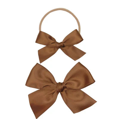 Lou Lou and Company Satin Bow Headband - Small