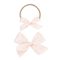 Lou Lou and Company Satin Bow Headband - Small