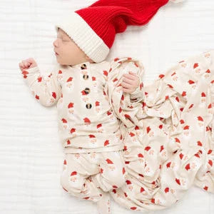Lou Lou and Company Top and Bottom Set - Santa Baby