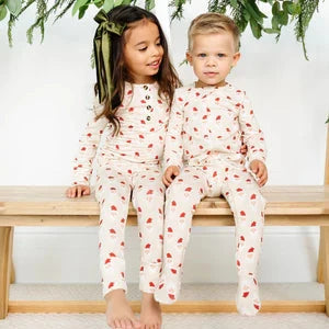 Lou Lou and Company Top and Bottom Set - Santa Baby