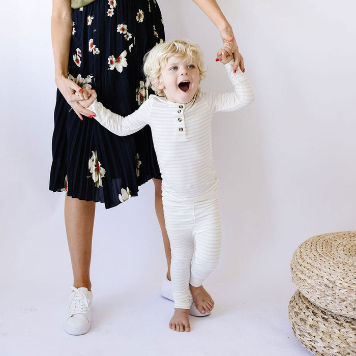 Child wearing Lou Lou and Company Top and Bottoms - Gus