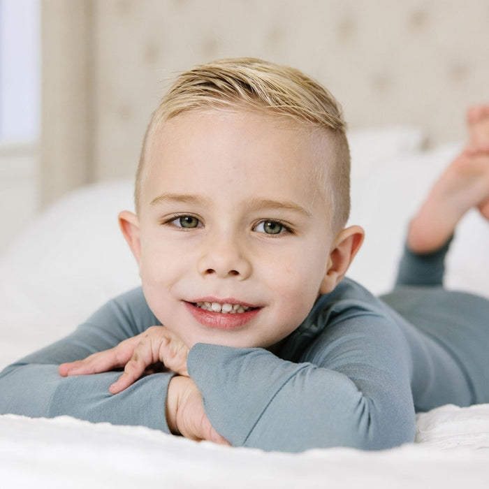 Boy wearing Lou Lou and Company Top and Bottoms - Leo